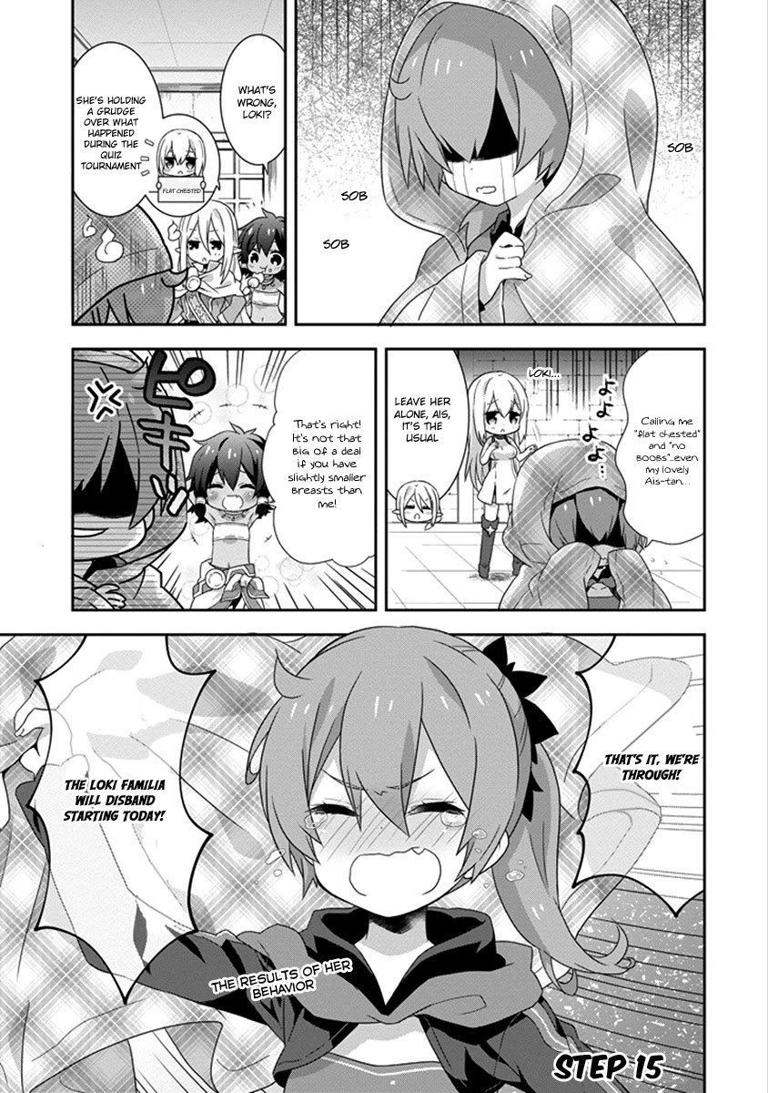 Dungeon ni Deai o Motomeru no wa Machigatte Iru Darou ka 4-koma - Kami-sama no Nichijou Chapter 2.15 page 3 - Vol.2 Chapter 15