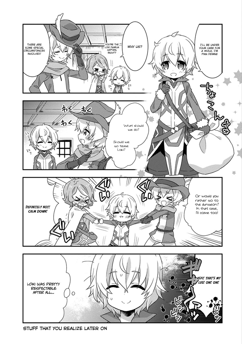 Dungeon ni Deai o Motomeru no wa Machigatte Iru Darou ka 4-koma - Kami-sama no Nichijou Chapter 2.15 page 5 - Vol.2 Chapter 15