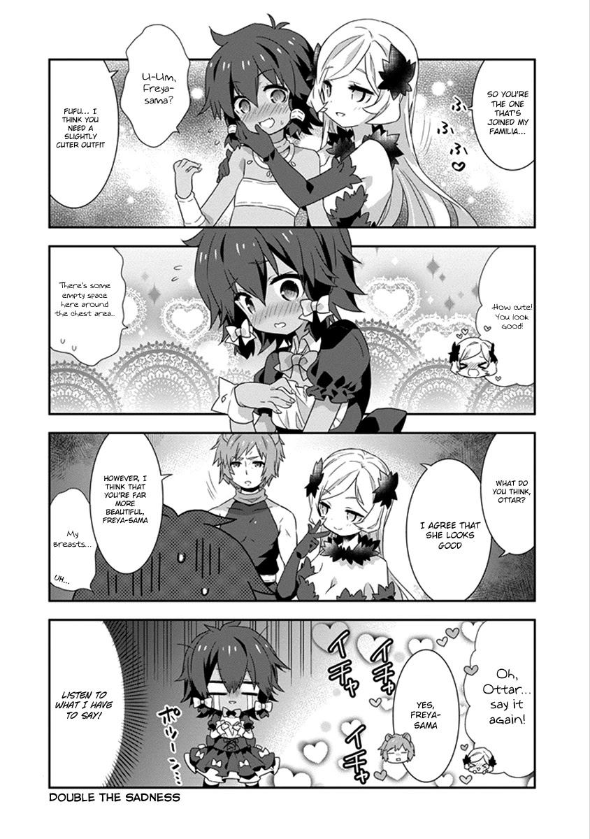 Dungeon ni Deai o Motomeru no wa Machigatte Iru Darou ka 4-koma - Kami-sama no Nichijou Chapter 2.15 page 8 - Vol.2 Chapter 15