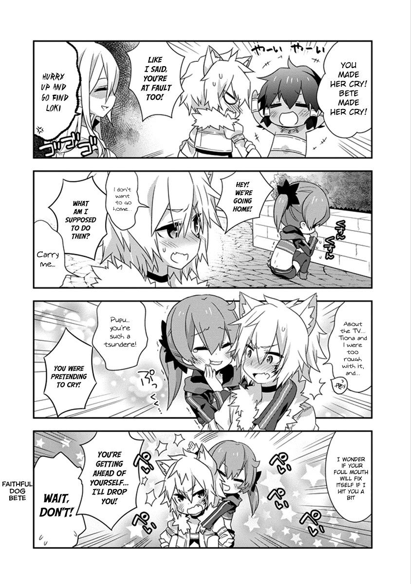 Dungeon ni Deai o Motomeru no wa Machigatte Iru Darou ka 4-koma - Kami-sama no Nichijou Chapter 2.16 page 6 - Vol.2 Chapter 16