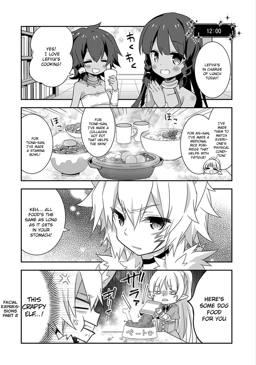 Dungeon ni Deai o Motomeru no wa Machigatte Iru Darou ka 4-koma - Kami-sama no Nichijou Chapter 2.17 page 6 - Vol.2 Chapter 17