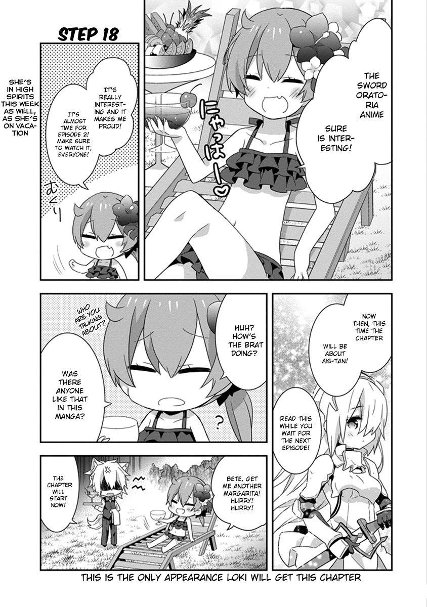 Dungeon ni Deai o Motomeru no wa Machigatte Iru Darou ka 4-koma - Kami-sama no Nichijou Chapter 2.18 page 3 - Vol.2 Chapter 18