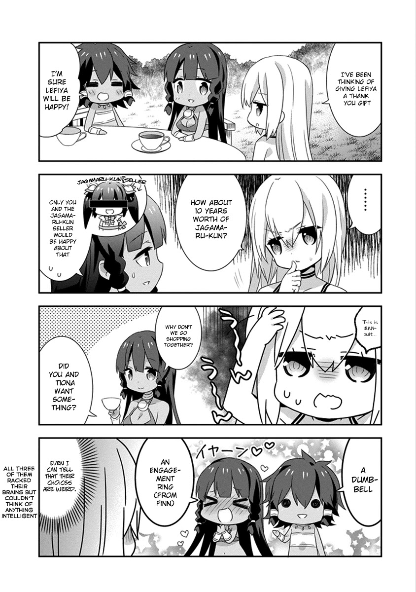 Dungeon ni Deai o Motomeru no wa Machigatte Iru Darou ka 4-koma - Kami-sama no Nichijou Chapter 2.18 page 5 - Vol.2 Chapter 18