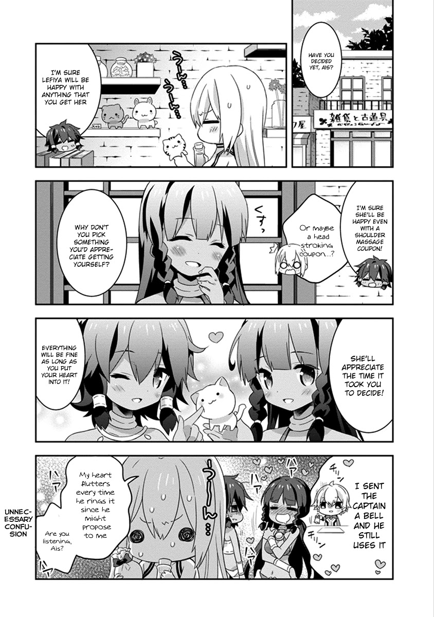 Dungeon ni Deai o Motomeru no wa Machigatte Iru Darou ka 4-koma - Kami-sama no Nichijou Chapter 2.18 page 6 - Vol.2 Chapter 18
