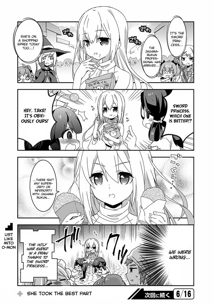 Dungeon ni Deai o Motomeru no wa Machigatte Iru Darou ka 4-koma - Kami-sama no Nichijou Chapter 2.2 page 8 - Vol.2 Chapter 2