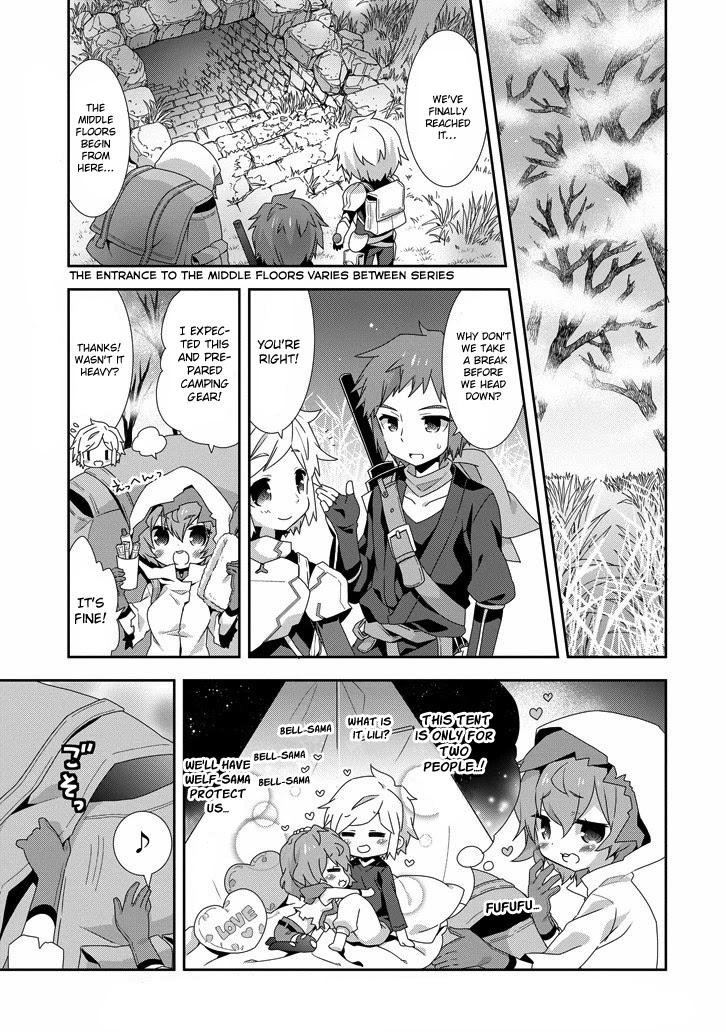 Dungeon ni Deai o Motomeru no wa Machigatte Iru Darou ka 4-koma - Kami-sama no Nichijou Chapter 2.3 page 1 - Vol.2 Chapter 3