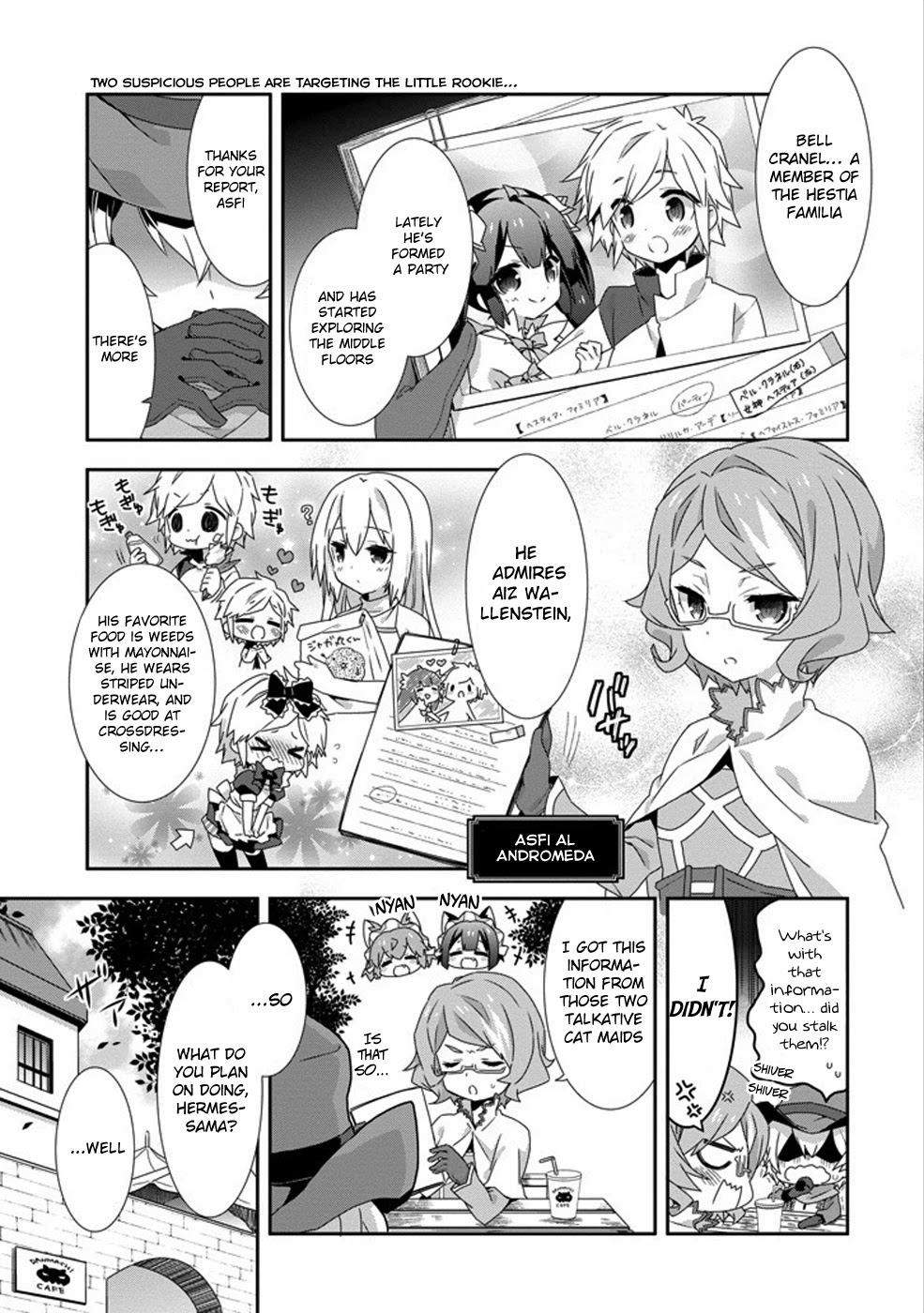 Dungeon ni Deai o Motomeru no wa Machigatte Iru Darou ka 4-koma - Kami-sama no Nichijou Chapter 2.4 page 1 - Vol.2 Chapter 4