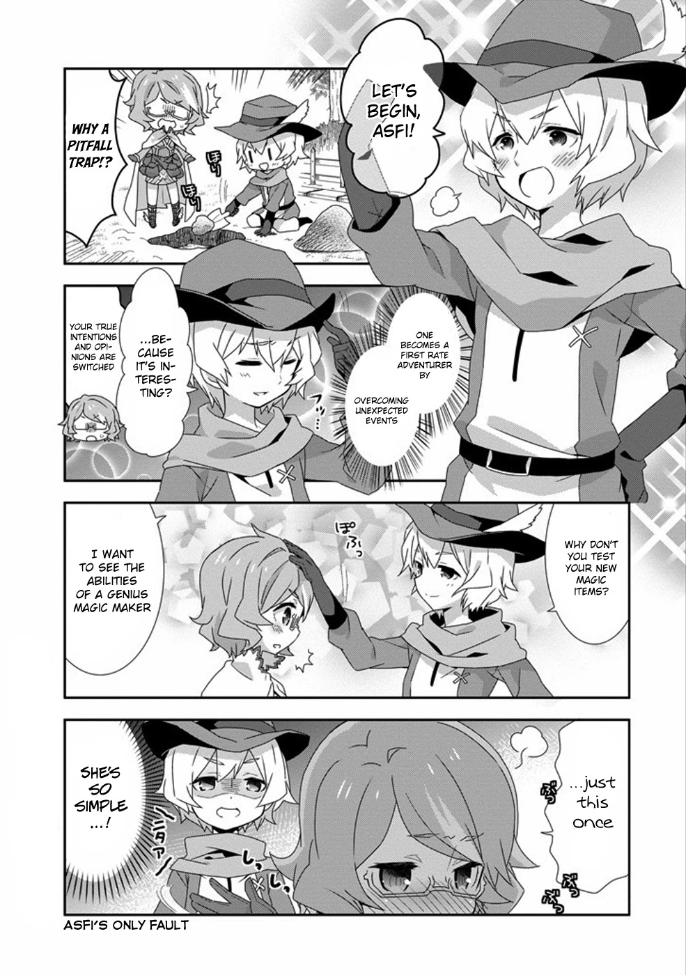 Dungeon ni Deai o Motomeru no wa Machigatte Iru Darou ka 4-koma - Kami-sama no Nichijou Chapter 2.4 page 3 - Vol.2 Chapter 4