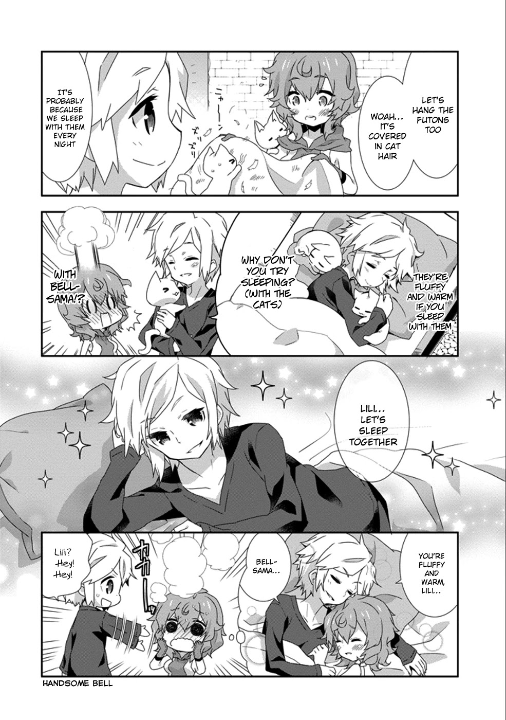 Dungeon ni Deai o Motomeru no wa Machigatte Iru Darou ka 4-koma - Kami-sama no Nichijou Chapter 2.8 page 6 - Vol.2 Chapter 8
