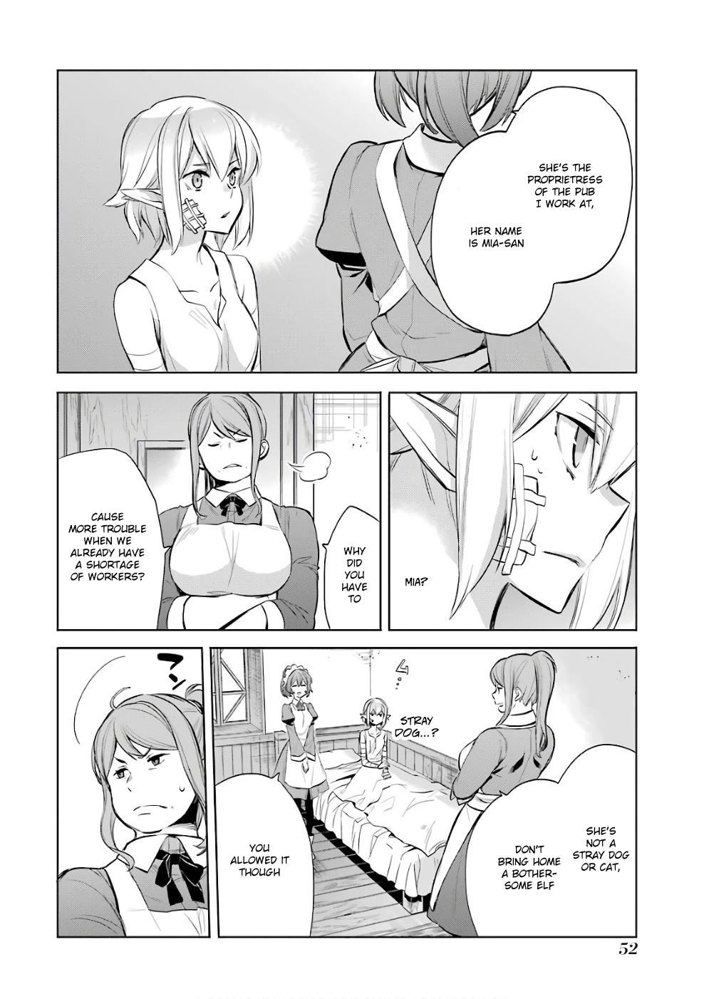 Dungeon ni Deai o Motomeru no wa Machigatte Iru Darou ka: Familia Chronicle Episode Ryu Chapter 11 page 27 - Chapter 11: Girls 01: Outstretched Hand