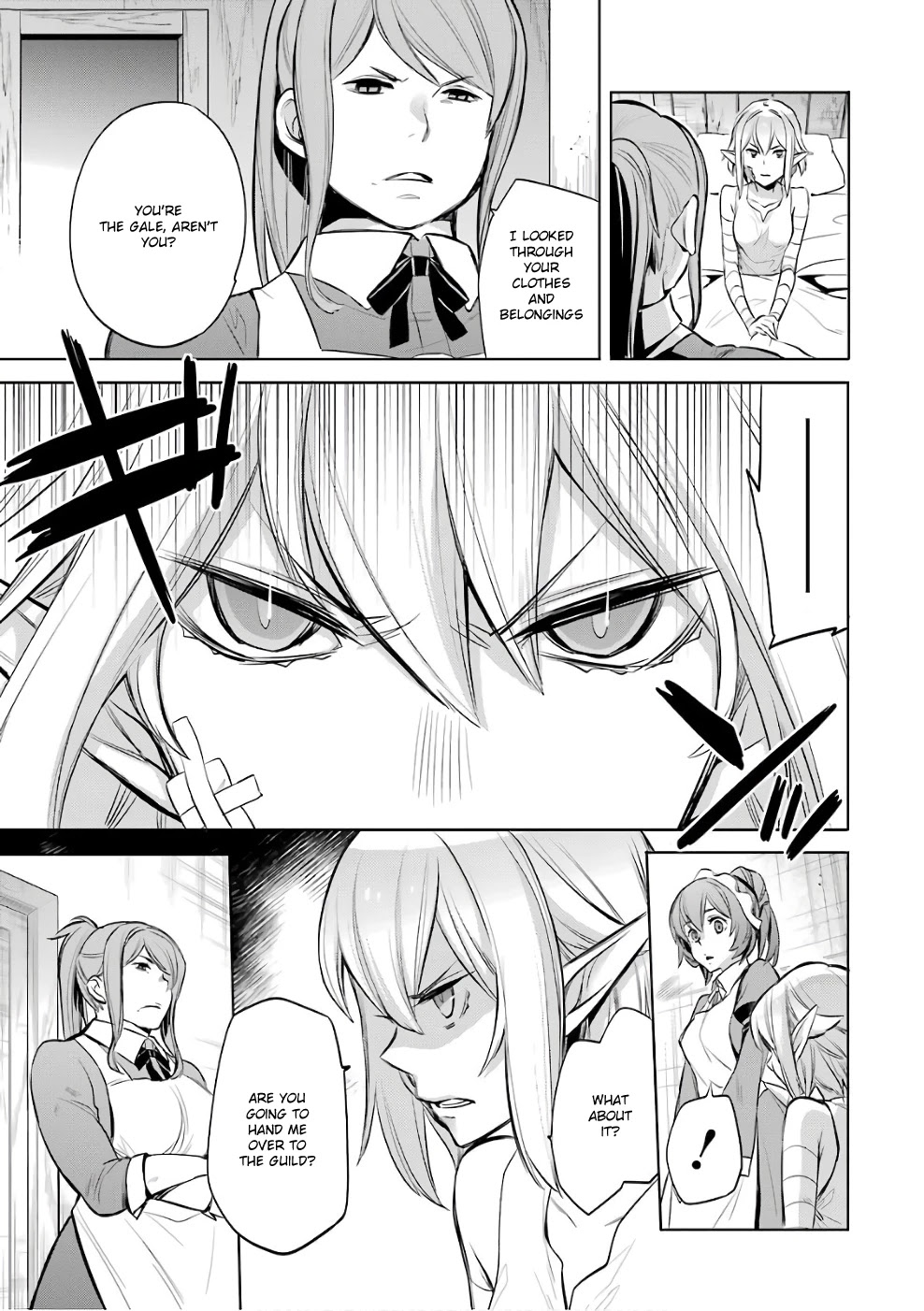 Dungeon ni Deai o Motomeru no wa Machigatte Iru Darou ka: Familia Chronicle Episode Ryu Chapter 11 page 28 - Chapter 11: Girls 01: Outstretched Hand