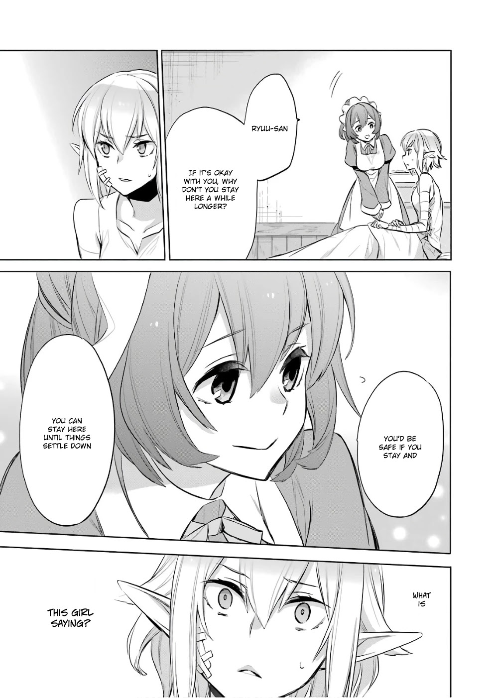 Dungeon ni Deai o Motomeru no wa Machigatte Iru Darou ka: Familia Chronicle Episode Ryu Chapter 11 page 30 - Chapter 11: Girls 01: Outstretched Hand