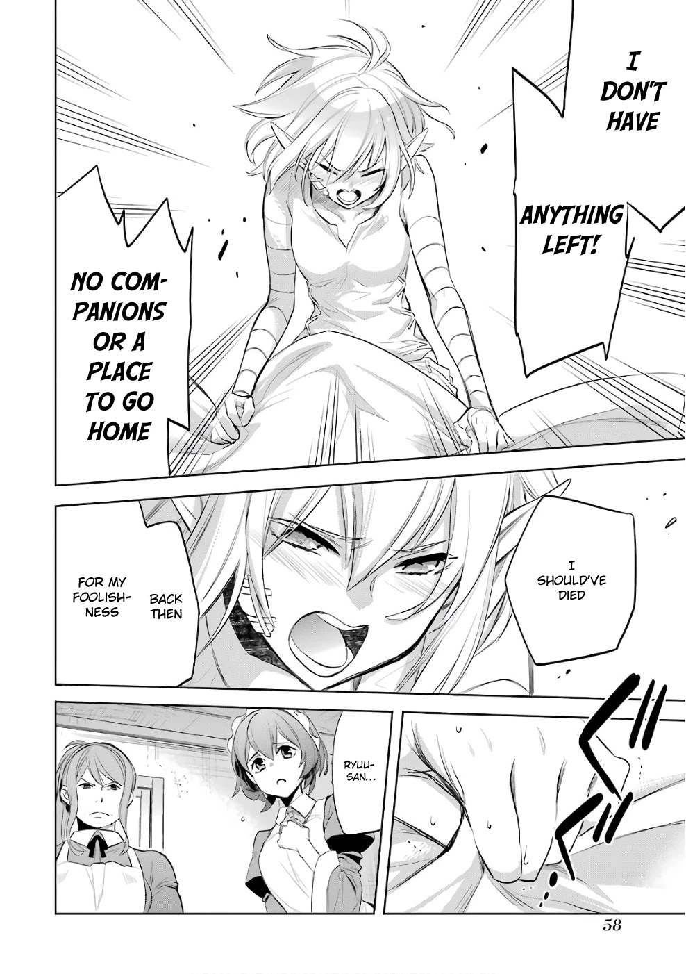 Dungeon ni Deai o Motomeru no wa Machigatte Iru Darou ka: Familia Chronicle Episode Ryu Chapter 11 page 33 - Chapter 11: Girls 01: Outstretched Hand