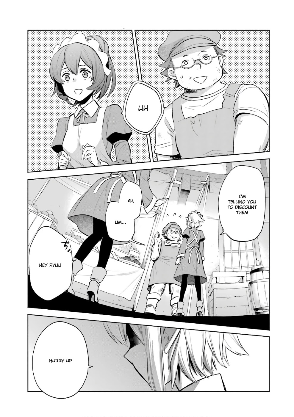 Dungeon ni Deai o Motomeru no wa Machigatte Iru Darou ka: Familia Chronicle Episode Ryu Chapter 12 page 33 - Chapter 12: Girls 02: The Hostess of Fertility