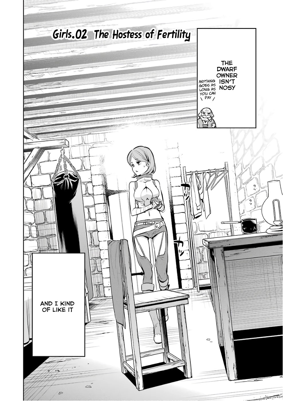 Dungeon ni Deai o Motomeru no wa Machigatte Iru Darou ka: Familia Chronicle Episode Ryu Chapter 12 page 4 - Chapter 12: Girls 02: The Hostess of Fertility