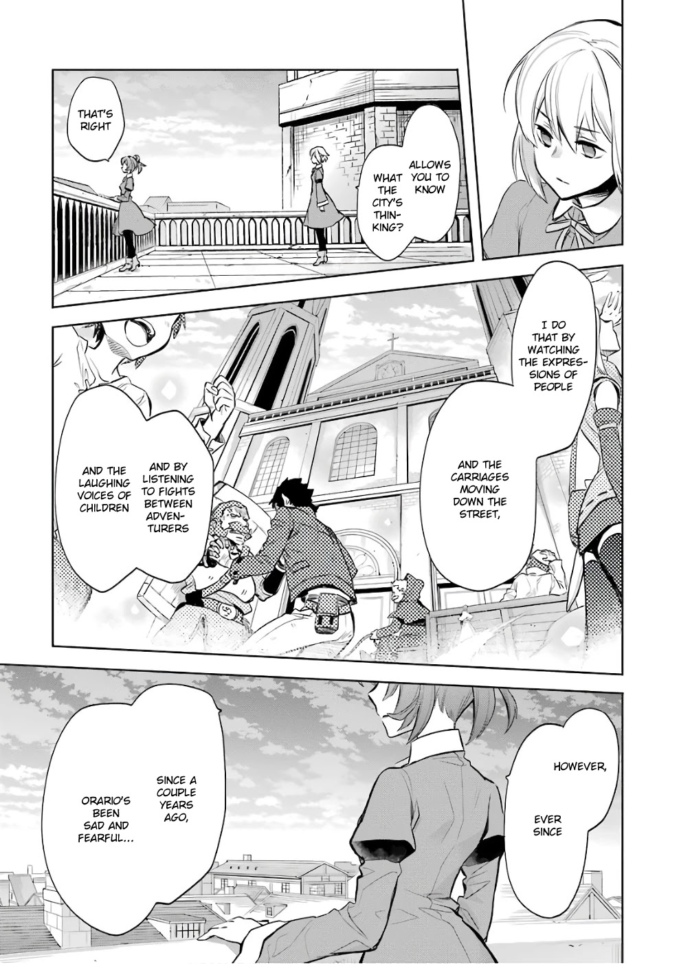 Dungeon ni Deai o Motomeru no wa Machigatte Iru Darou ka: Familia Chronicle Episode Ryu Chapter 13 page 45 - Chapter 13: Girls 03: What They Left Behind
