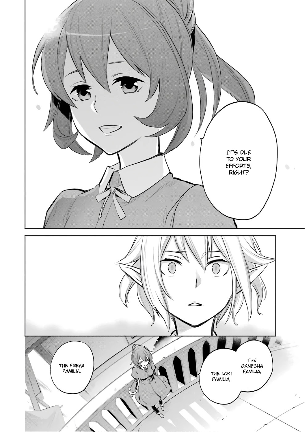 Dungeon ni Deai o Motomeru no wa Machigatte Iru Darou ka: Familia Chronicle Episode Ryu Chapter 13 page 48 - Chapter 13: Girls 03: What They Left Behind