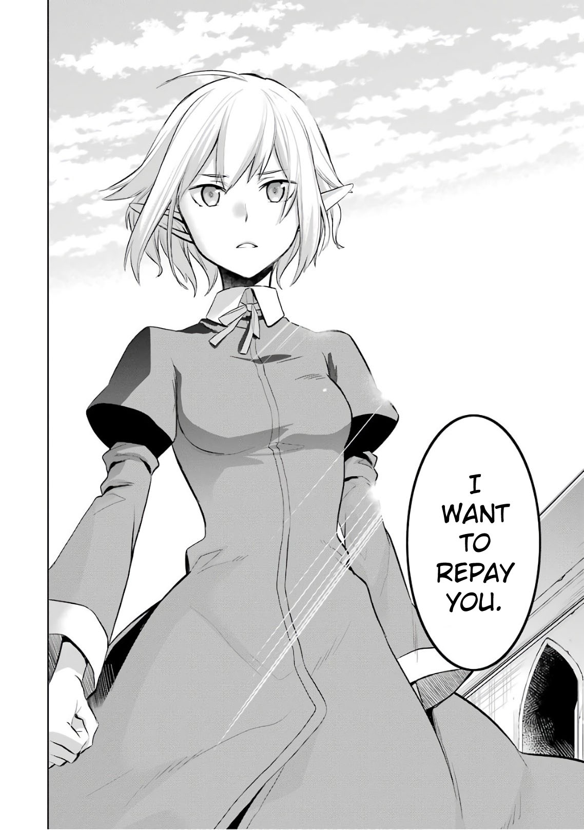 Dungeon ni Deai o Motomeru no wa Machigatte Iru Darou ka: Familia Chronicle Episode Ryu Chapter 14 page 15 - Chapter 14: Girls.04 Her Words