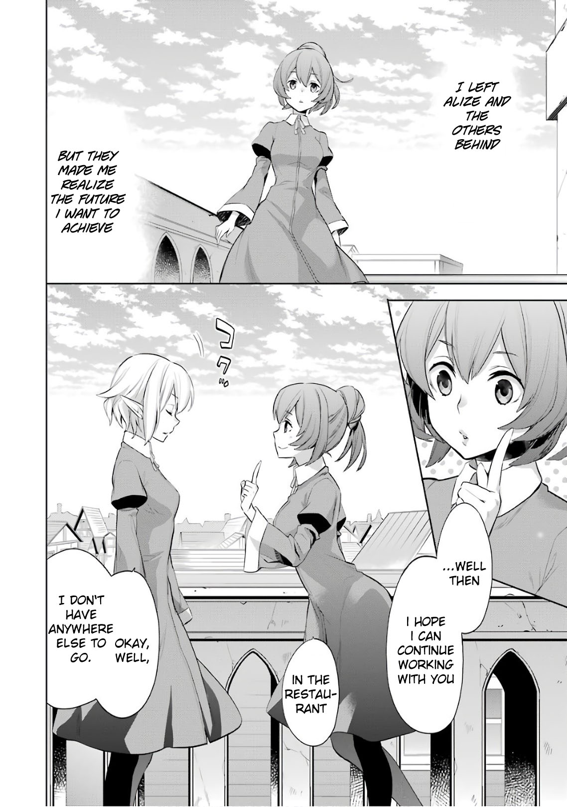 Dungeon ni Deai o Motomeru no wa Machigatte Iru Darou ka: Familia Chronicle Episode Ryu Chapter 14 page 17 - Chapter 14: Girls.04 Her Words