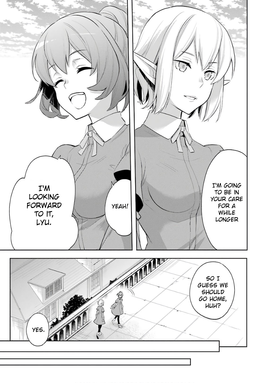 Dungeon ni Deai o Motomeru no wa Machigatte Iru Darou ka: Familia Chronicle Episode Ryu Chapter 14 page 18 - Chapter 14: Girls.04 Her Words