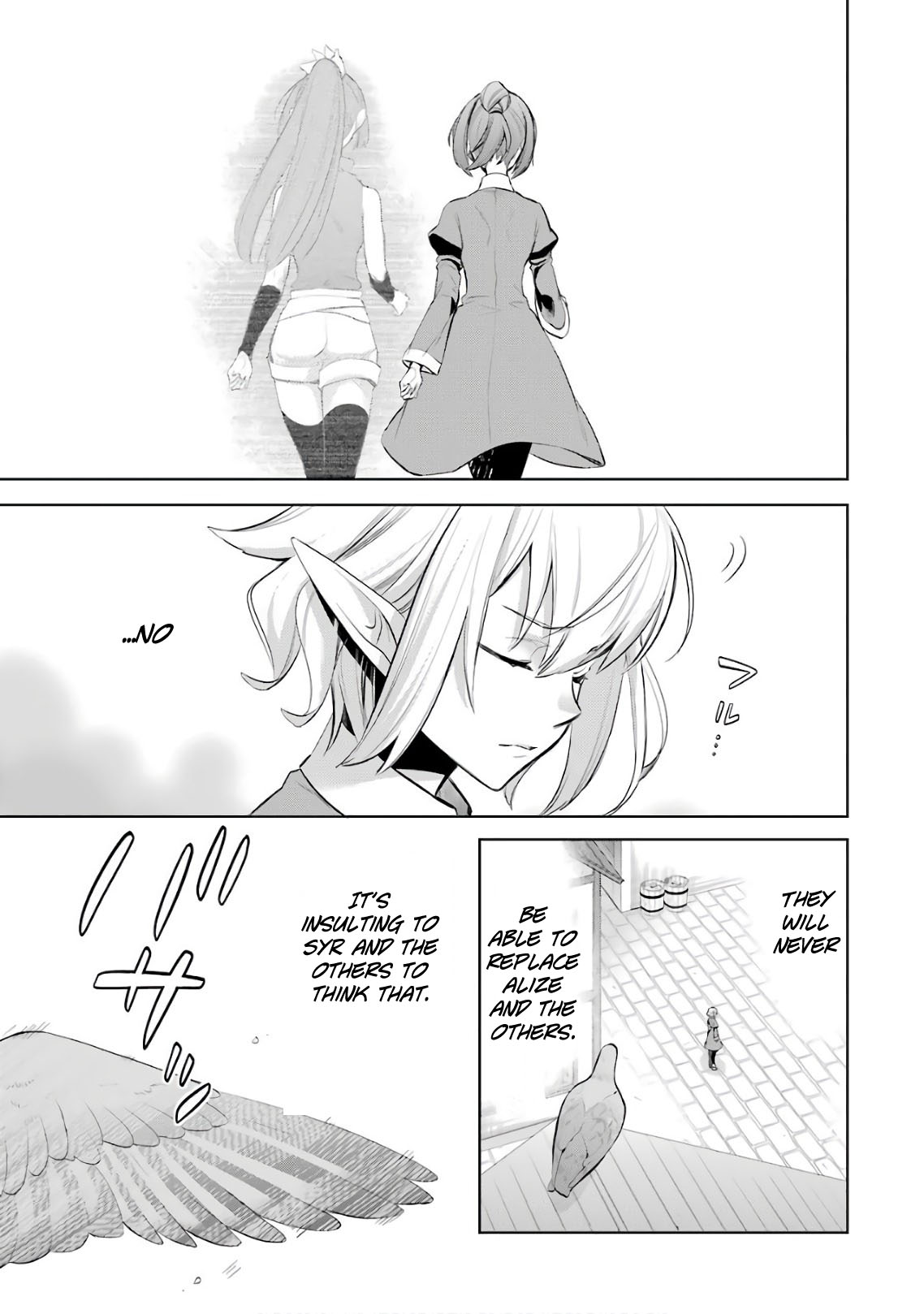 Dungeon ni Deai o Motomeru no wa Machigatte Iru Darou ka: Familia Chronicle Episode Ryu Chapter 14 page 32 - Chapter 14: Girls.04 Her Words