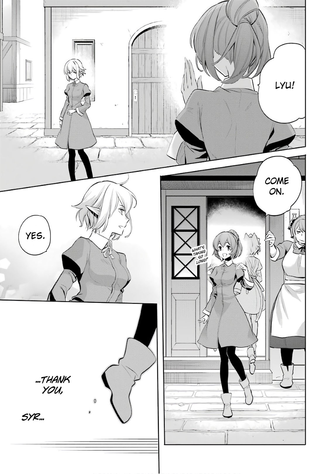 Dungeon ni Deai o Motomeru no wa Machigatte Iru Darou ka: Familia Chronicle Episode Ryu Chapter 14 page 36 - Chapter 14: Girls.04 Her Words