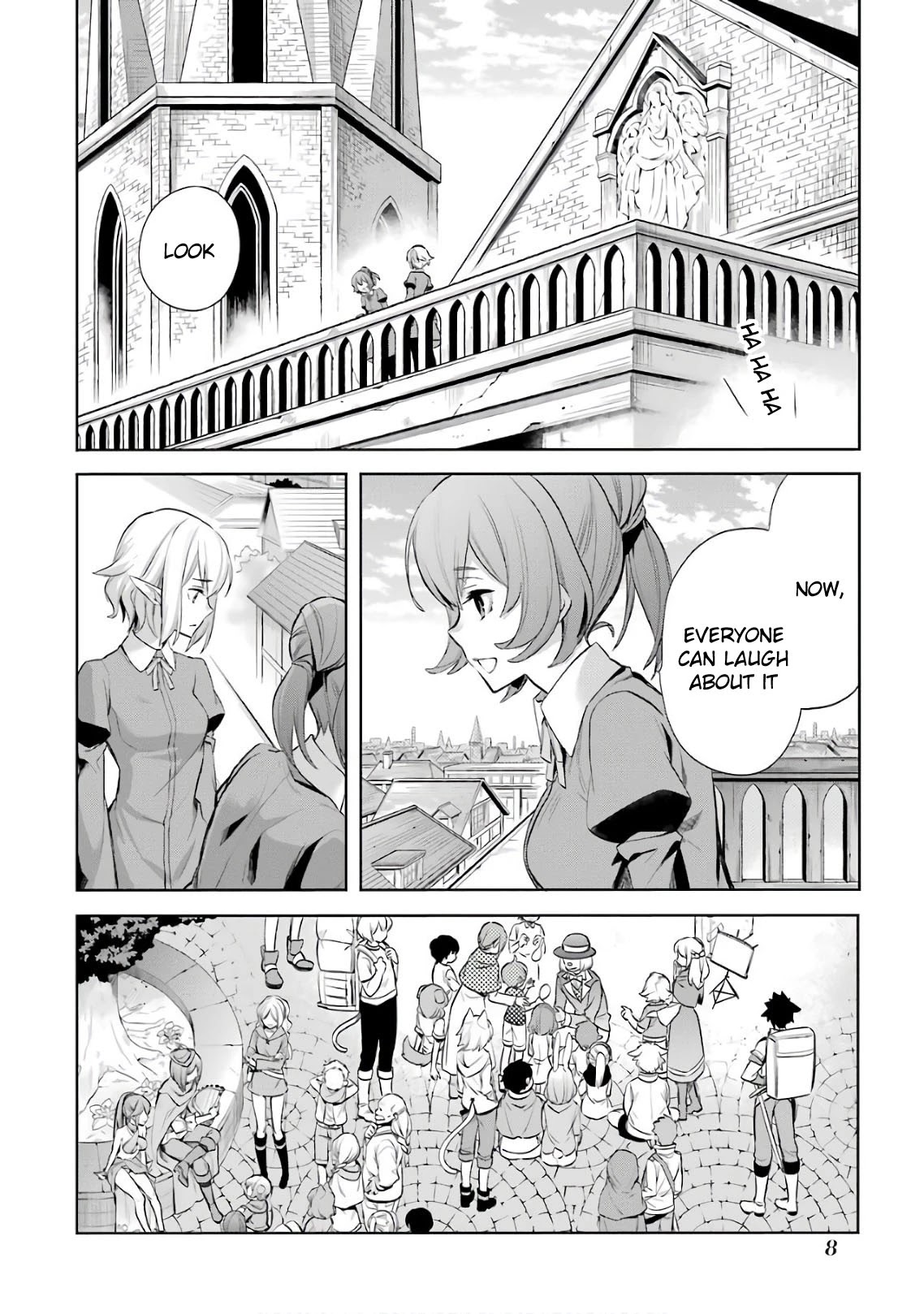 Dungeon ni Deai o Motomeru no wa Machigatte Iru Darou ka: Familia Chronicle Episode Ryu Chapter 14 page 7 - Chapter 14: Girls.04 Her Words