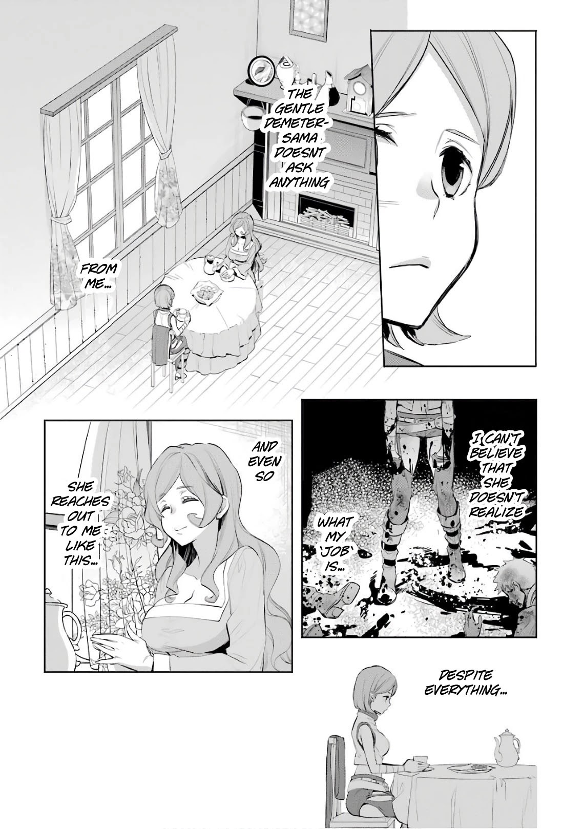 Dungeon ni Deai o Motomeru no wa Machigatte Iru Darou ka: Familia Chronicle Episode Ryu Chapter 15 page 41 - Chapter 15: Girls.05 "Black Fist" Runoa