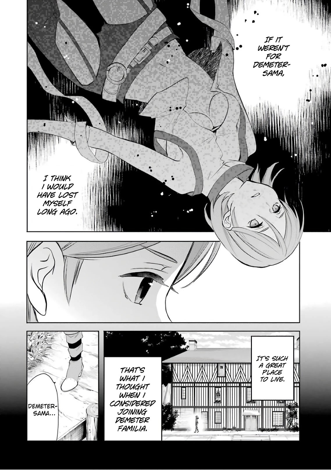 Dungeon ni Deai o Motomeru no wa Machigatte Iru Darou ka: Familia Chronicle Episode Ryu Chapter 15 page 42 - Chapter 15: Girls.05 "Black Fist" Runoa