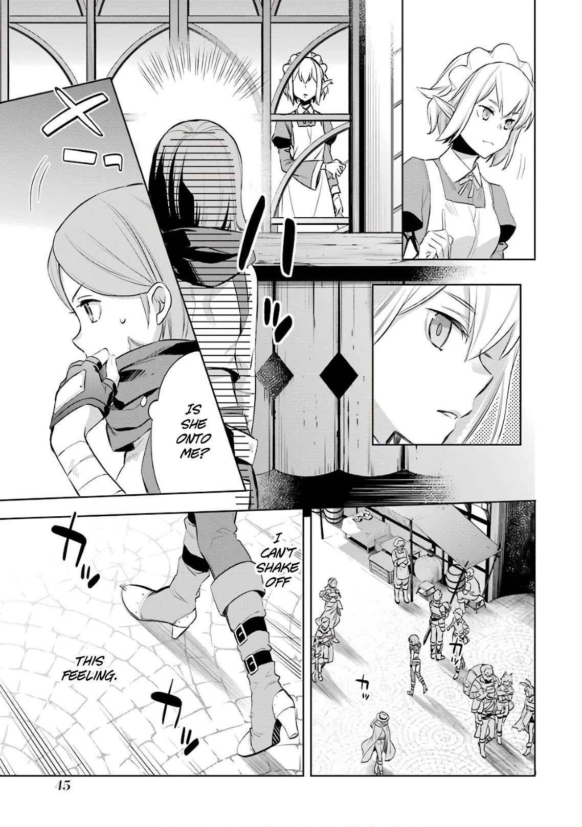 Dungeon ni Deai o Motomeru no wa Machigatte Iru Darou ka: Familia Chronicle Episode Ryu Chapter 15 page 7 - Chapter 15: Girls.05 "Black Fist" Runoa