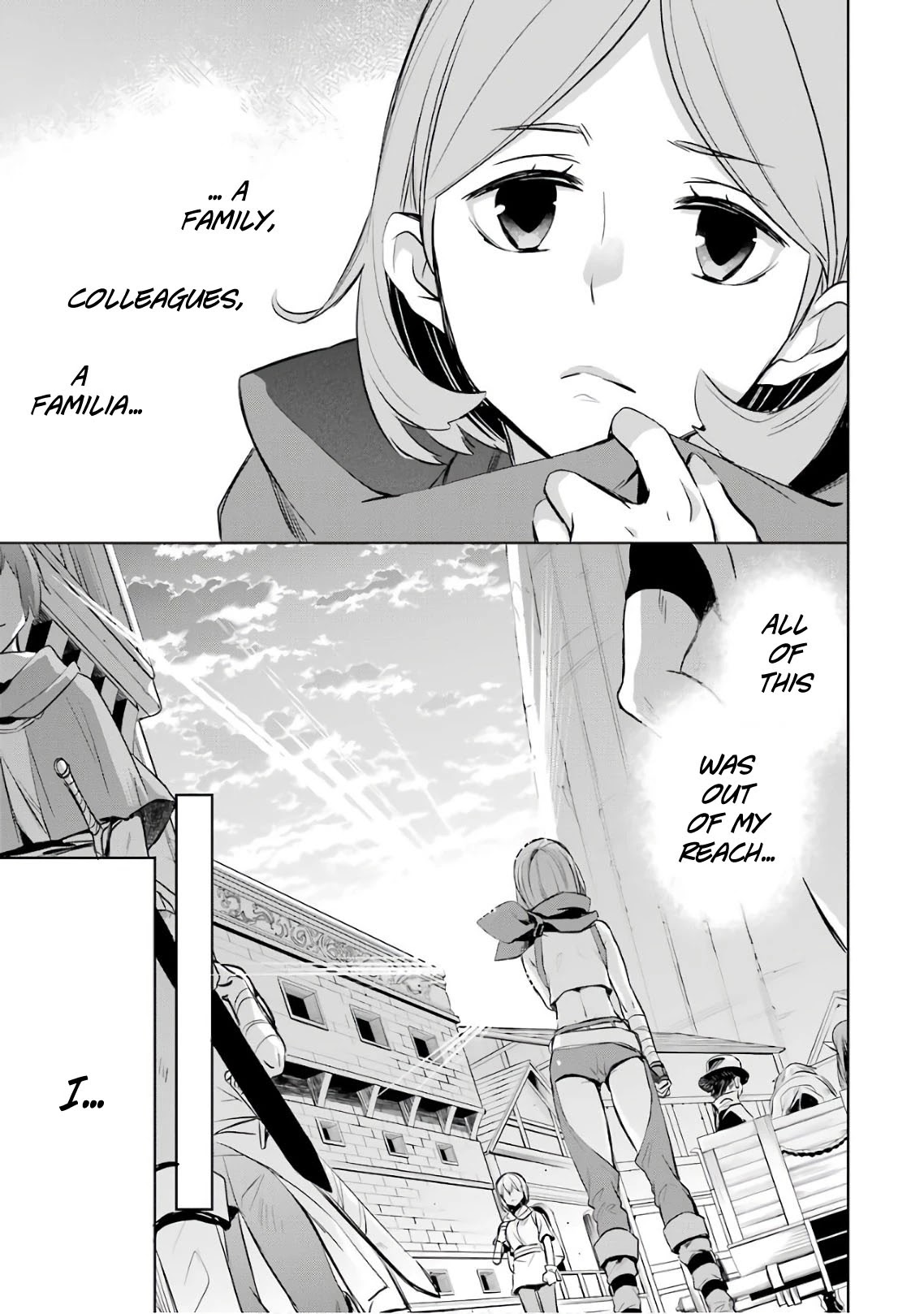 Dungeon ni Deai o Motomeru no wa Machigatte Iru Darou ka: Familia Chronicle Episode Ryu Chapter 15 page 9 - Chapter 15: Girls.05 "Black Fist" Runoa