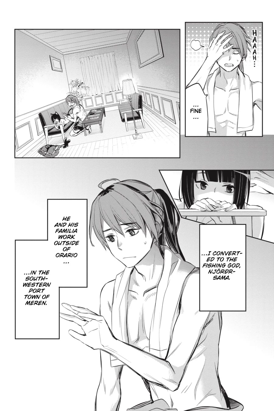Dungeon ni Deai o Motomeru no wa Machigatte Iru Darou ka: Familia Chronicle Episode Ryu Chapter 16 page 38 - Chapter 16: Girls.06 Chloe