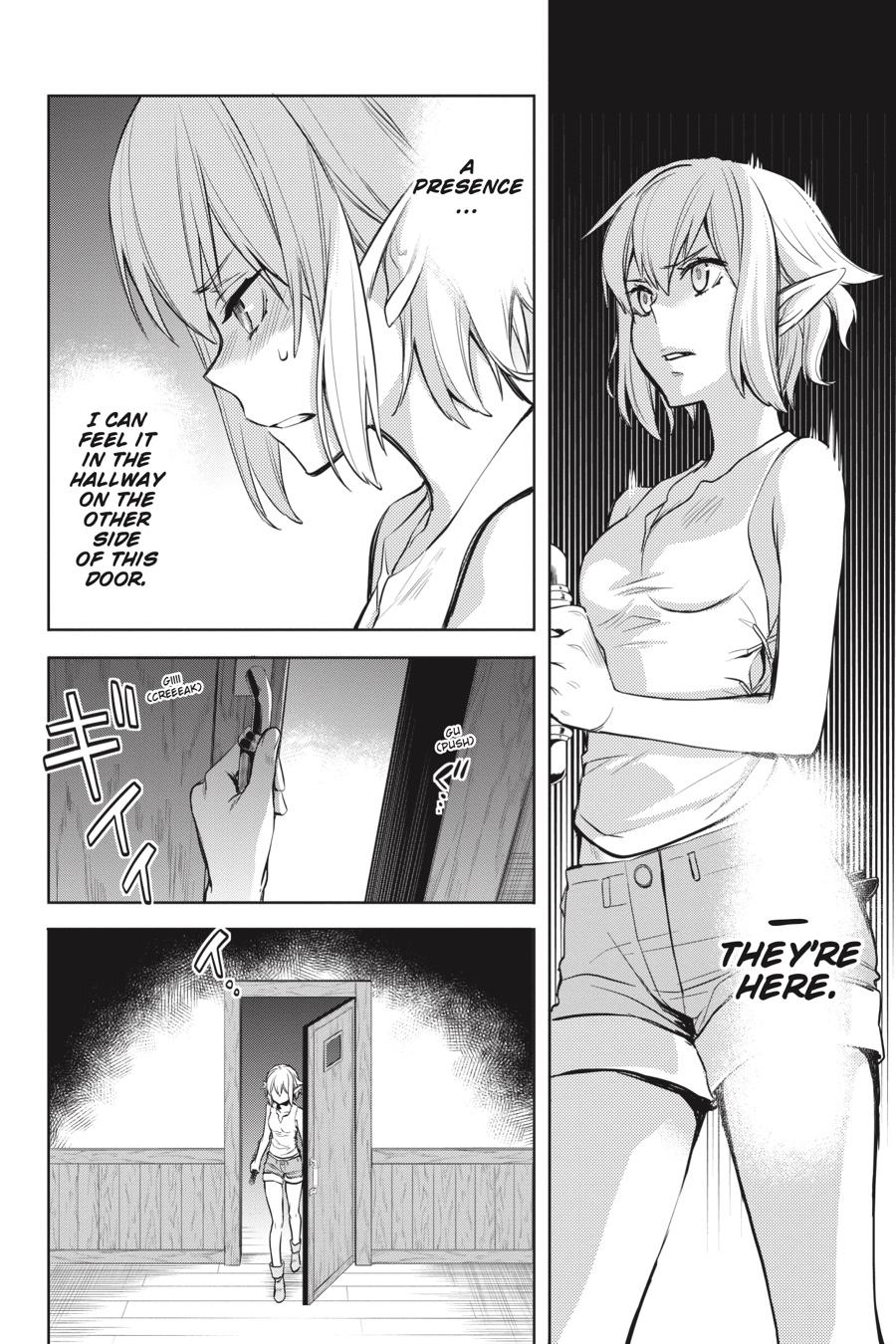 Dungeon ni Deai o Motomeru no wa Machigatte Iru Darou ka: Familia Chronicle Episode Ryu Chapter 18 page 34 - Chapter 18: Girls.08 Assault