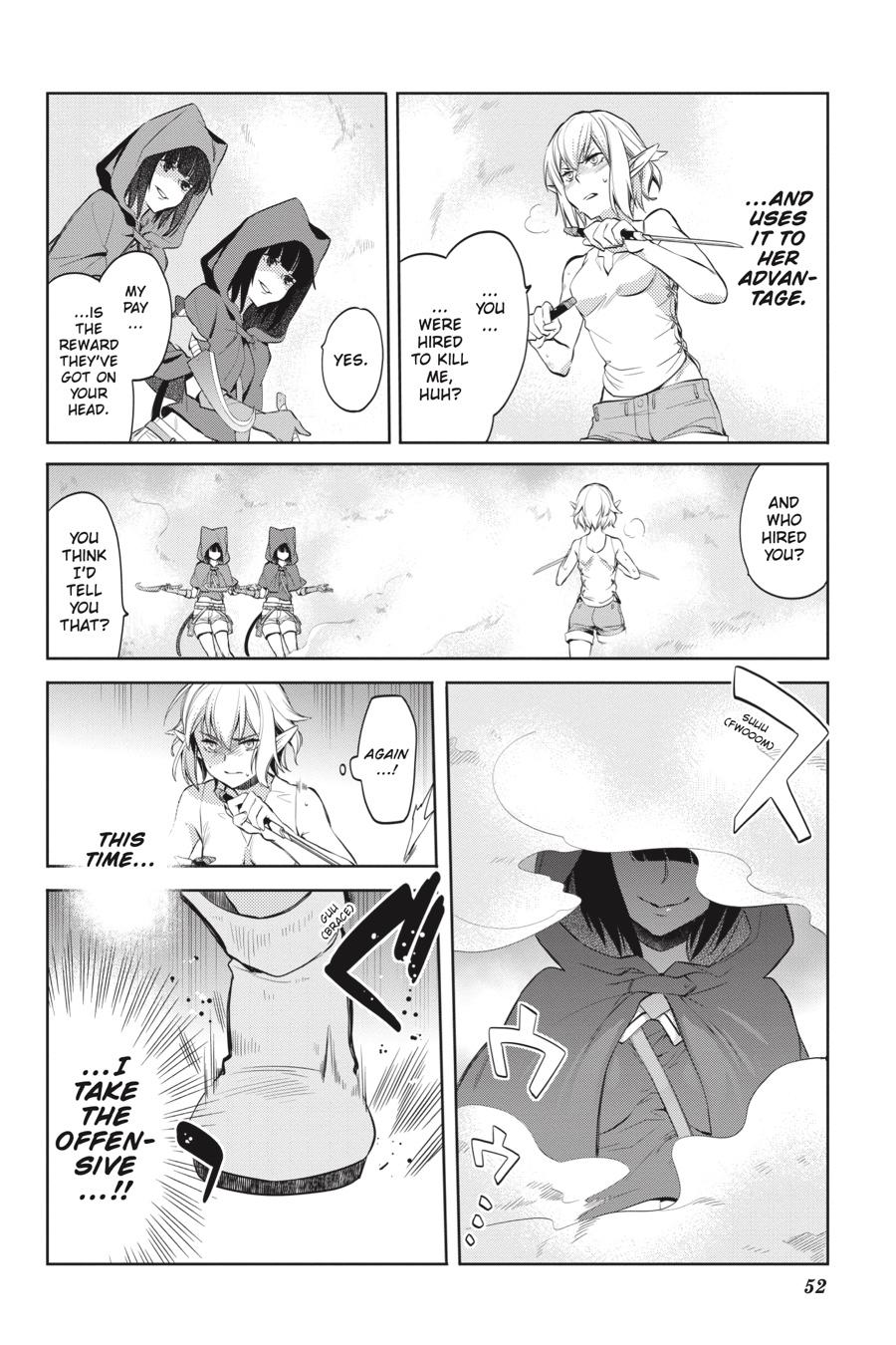 Dungeon ni Deai o Motomeru no wa Machigatte Iru Darou ka: Familia Chronicle Episode Ryu Chapter 18 page 52 - Chapter 18: Girls.08 Assault