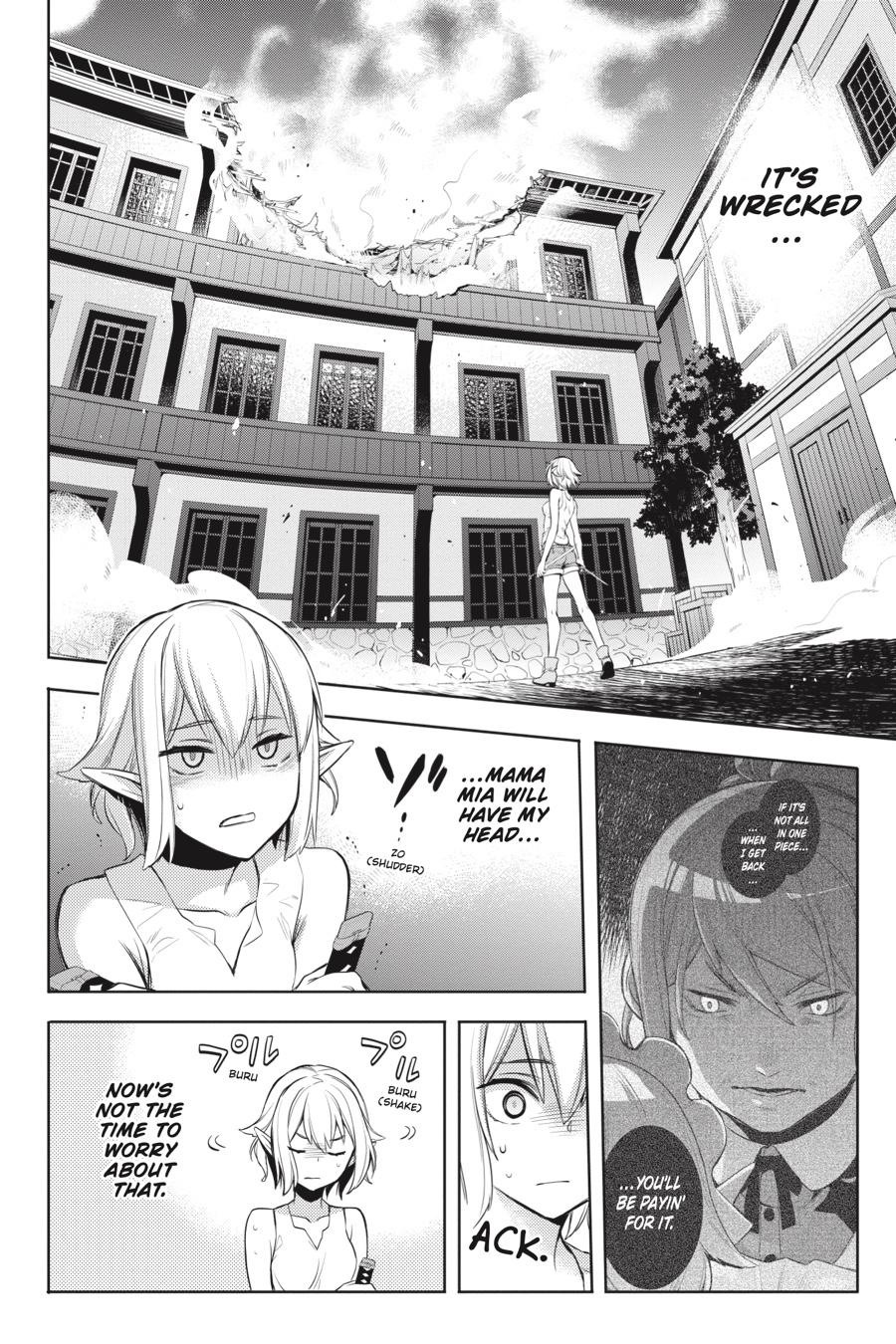 Dungeon ni Deai o Motomeru no wa Machigatte Iru Darou ka: Familia Chronicle Episode Ryu Chapter 18 page 56 - Chapter 18: Girls.08 Assault