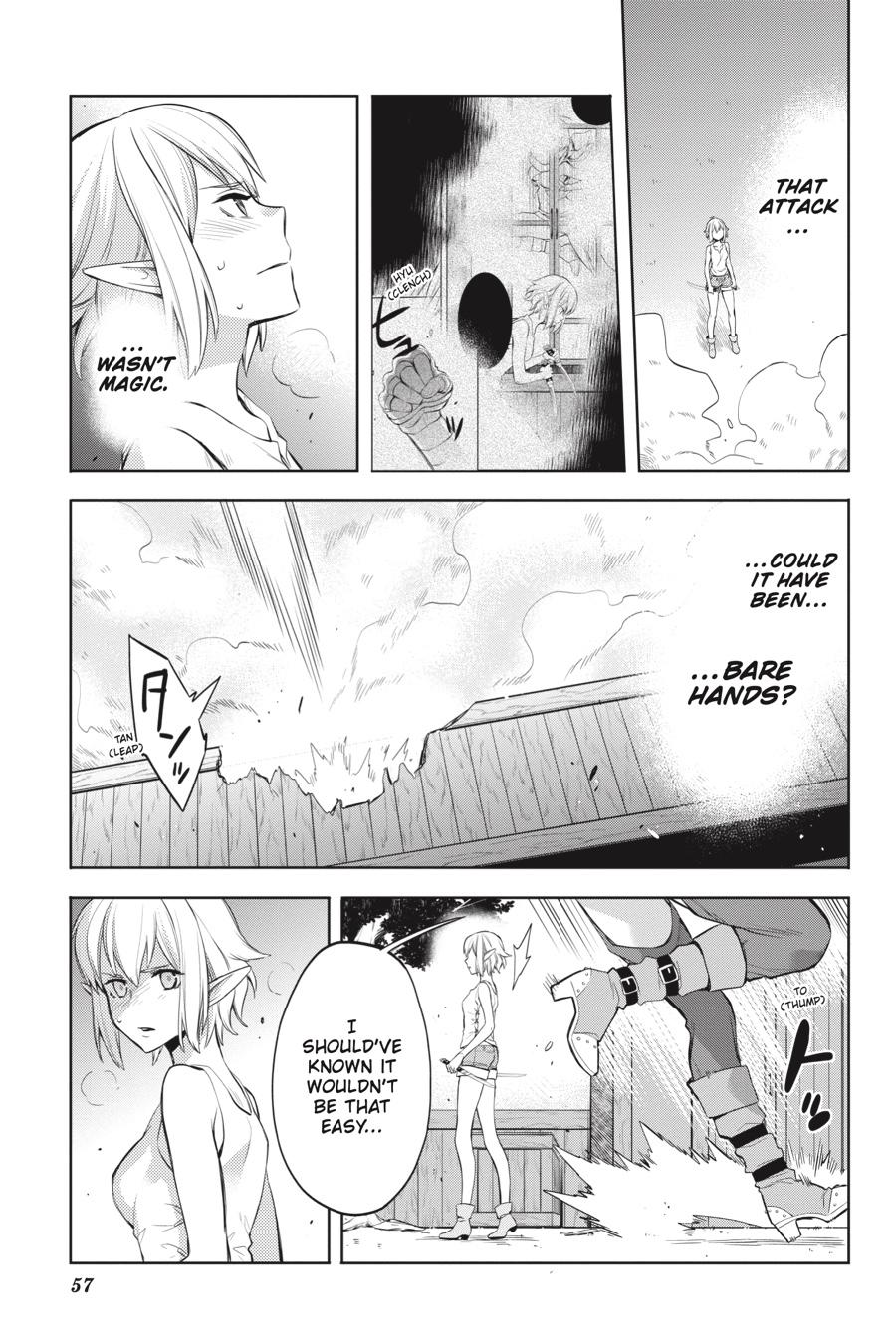 Dungeon ni Deai o Motomeru no wa Machigatte Iru Darou ka: Familia Chronicle Episode Ryu Chapter 18 page 57 - Chapter 18: Girls.08 Assault