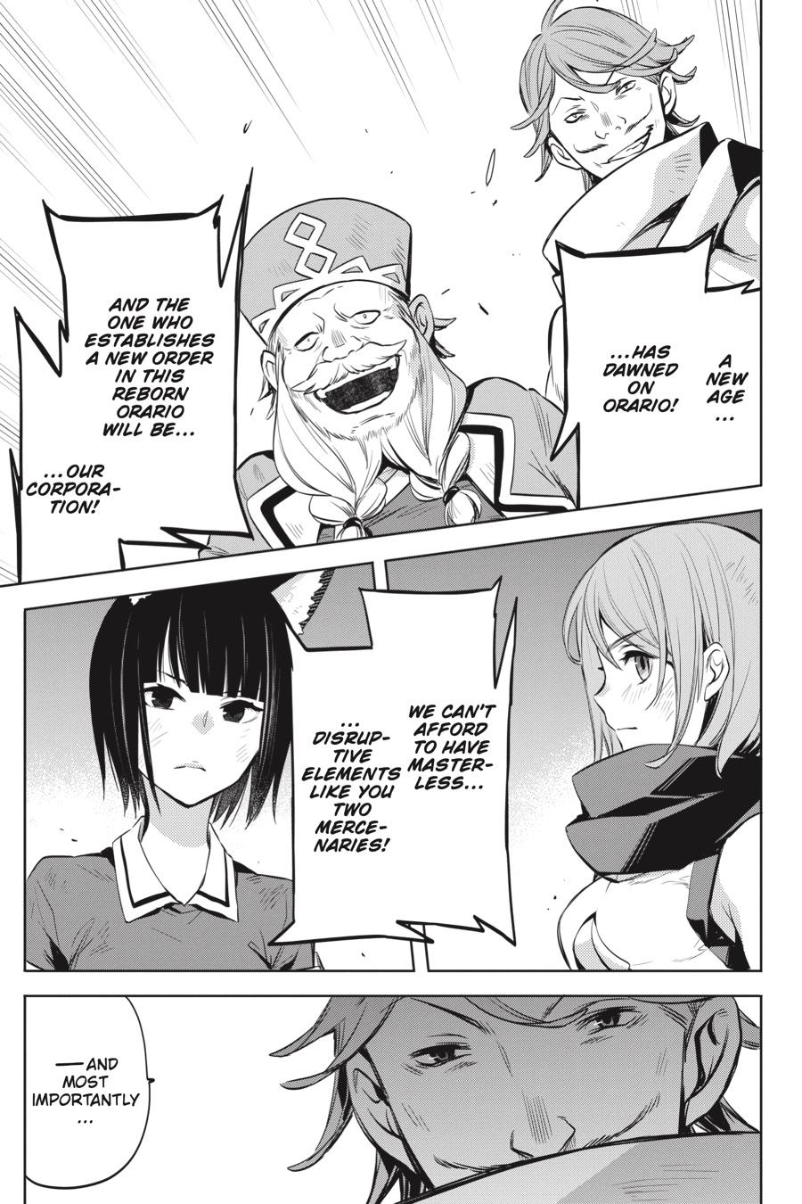 Dungeon ni Deai o Motomeru no wa Machigatte Iru Darou ka: Familia Chronicle Episode Ryu Chapter 20 page 13 - Chapter 20: Girls.10 The BigPicture