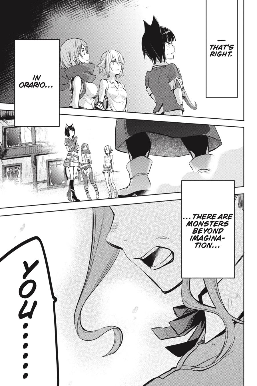 Dungeon ni Deai o Motomeru no wa Machigatte Iru Darou ka: Familia Chronicle Episode Ryu Chapter 20 page 38 - Chapter 20: Girls.10 The BigPicture