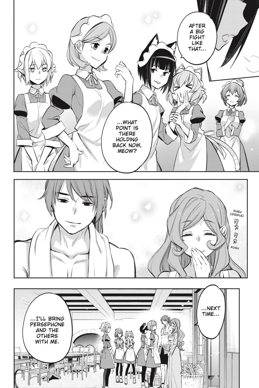 Dungeon ni Deai o Motomeru no wa Machigatte Iru Darou ka: Familia Chronicle Episode Ryu Chapter 21 page 21 - Chapter 21: Girls.11 The Benevolent Mistress [END]