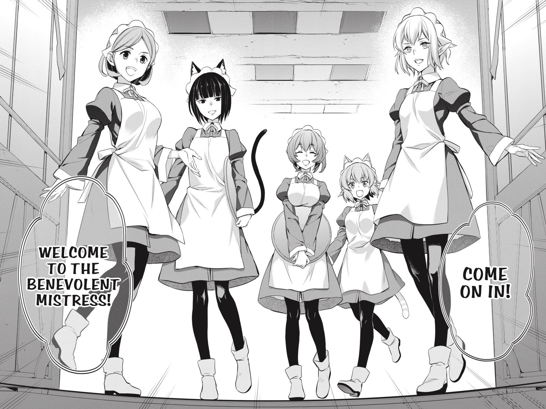 Dungeon ni Deai o Motomeru no wa Machigatte Iru Darou ka: Familia Chronicle Episode Ryu Chapter 21 page 38 - Chapter 21: Girls.11 The Benevolent Mistress [END]