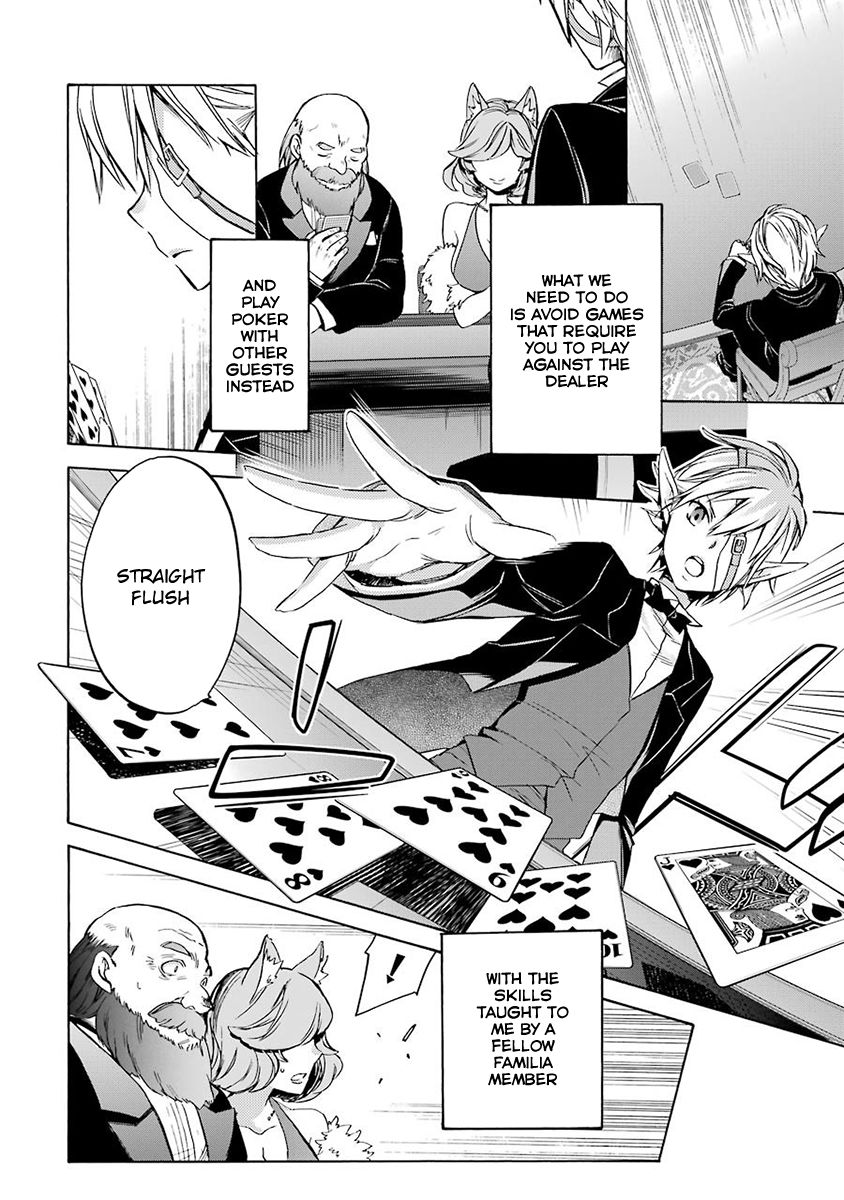 Dungeon ni Deai o Motomeru no wa Machigatte Iru Darou ka: Familia Chronicle Episode Ryu Chapter 3 page 26 - Chapter 3 : Falna and Roulette
