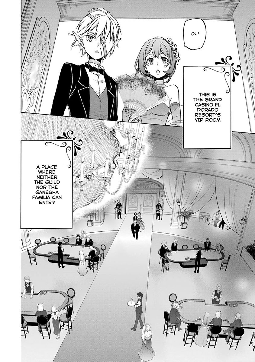 Dungeon ni Deai o Motomeru no wa Machigatte Iru Darou ka: Familia Chronicle Episode Ryu Chapter 3 page 46 - Chapter 3 : Falna and Roulette