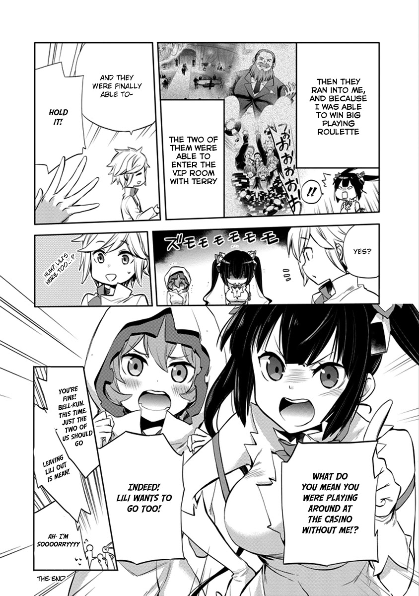 Dungeon ni Deai o Motomeru no wa Machigatte Iru Darou ka: Familia Chronicle Episode Ryu Chapter 4 page 3 - Chapter 4: Raise 04: Gambling and Baptism