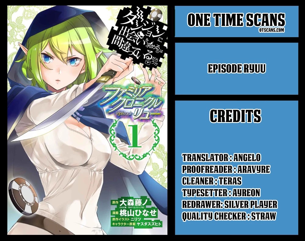 Dungeon ni Deai o Motomeru no wa Machigatte Iru Darou ka: Familia Chronicle Episode Ryu Chapter 5 page 1 - Chapter 5: Raise 05: The White Rabbit's Luck