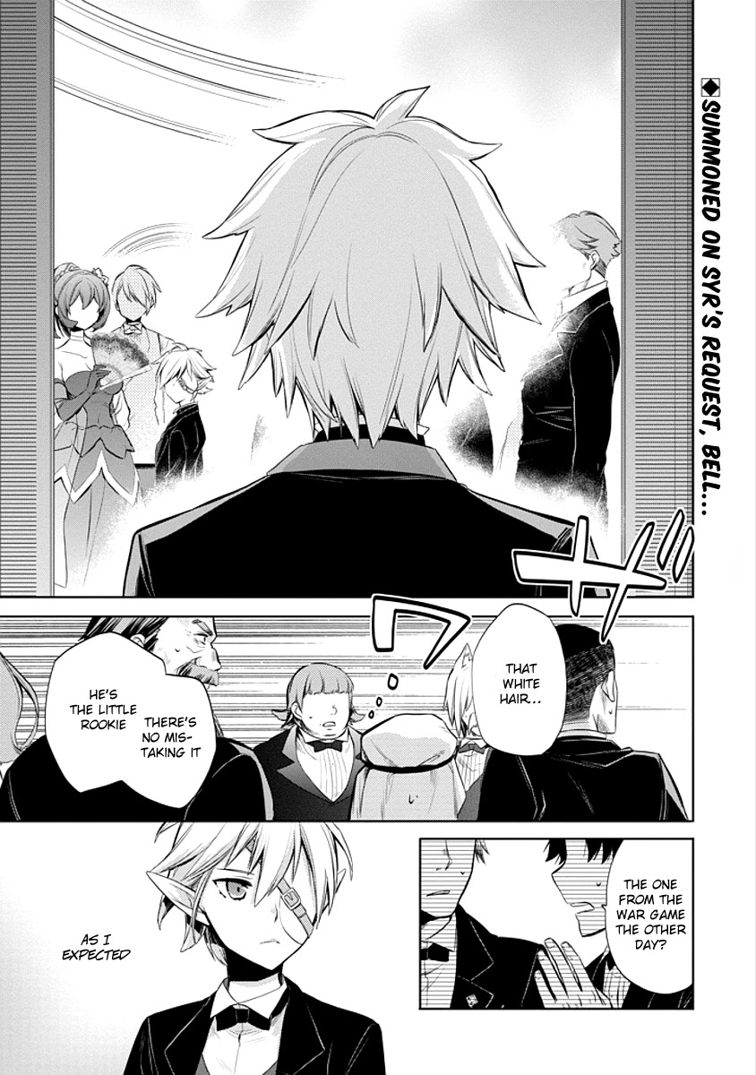 Dungeon ni Deai o Motomeru no wa Machigatte Iru Darou ka: Familia Chronicle Episode Ryu Chapter 5 page 3 - Chapter 5: Raise 05: The White Rabbit's Luck