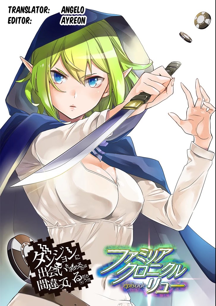 Dungeon ni Deai o Motomeru no wa Machigatte Iru Darou ka: Familia Chronicle Episode Ryu Chapter 7 page 1 - Chapter 7: Raise 07: Black Fist and Black Cat