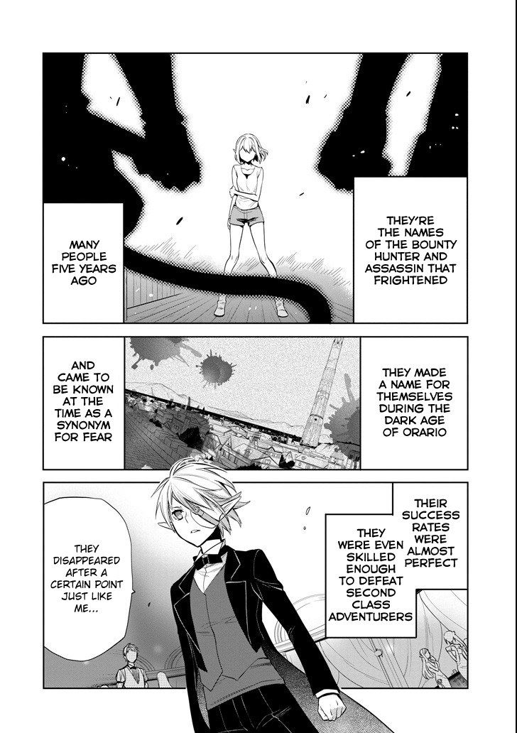 Dungeon ni Deai o Motomeru no wa Machigatte Iru Darou ka: Familia Chronicle Episode Ryu Chapter 7 page 10 - Chapter 7: Raise 07: Black Fist and Black Cat