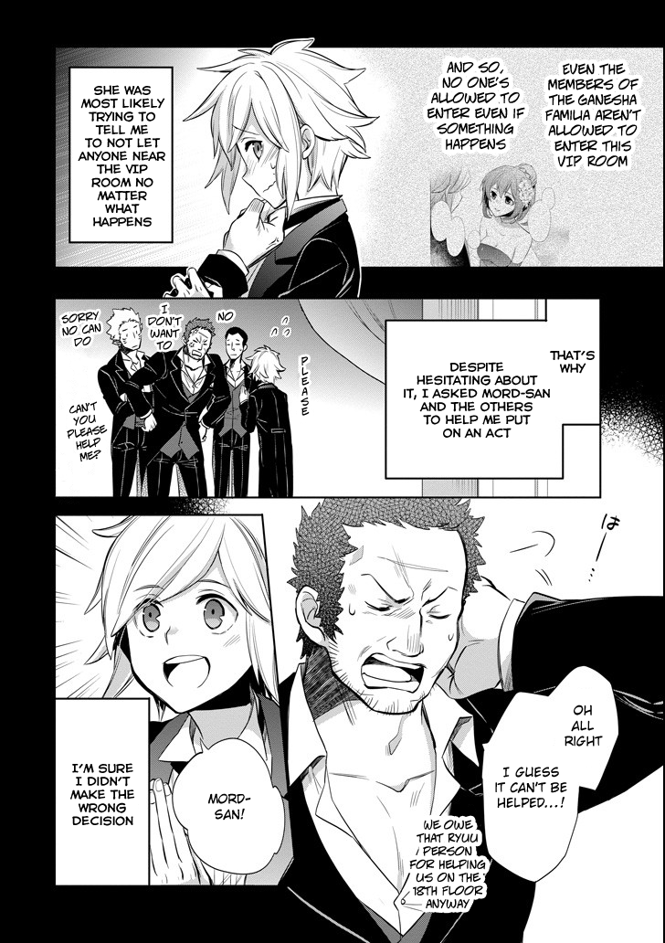 Dungeon ni Deai o Motomeru no wa Machigatte Iru Darou ka: Familia Chronicle Episode Ryu Chapter 7 page 32 - Chapter 7: Raise 07: Black Fist and Black Cat