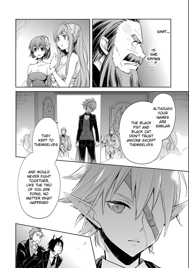 Dungeon ni Deai o Motomeru no wa Machigatte Iru Darou ka: Familia Chronicle Episode Ryu Chapter 7 page 40 - Chapter 7: Raise 07: Black Fist and Black Cat