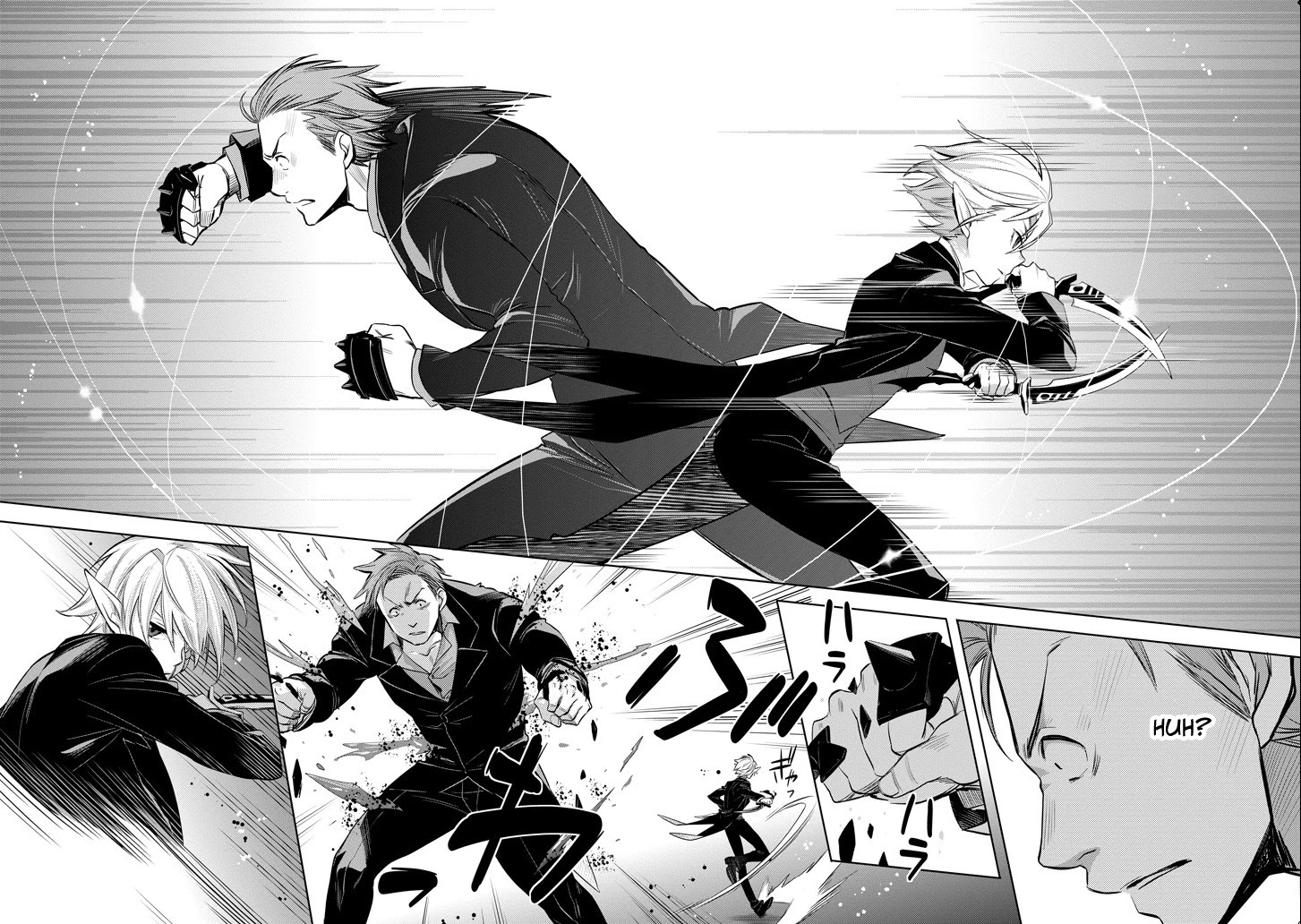 Dungeon ni Deai o Motomeru no wa Machigatte Iru Darou ka: Familia Chronicle Episode Ryu Chapter 7 page 50 - Chapter 7: Raise 07: Black Fist and Black Cat
